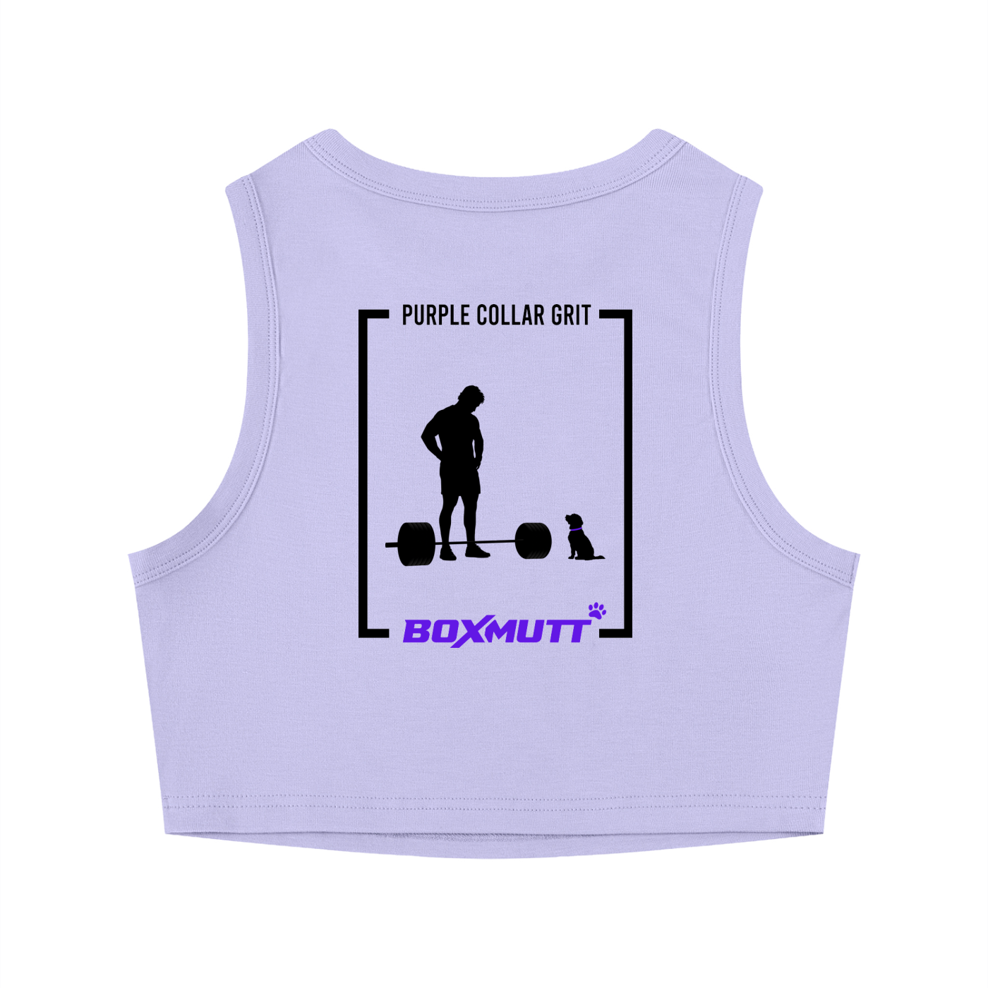 Women's Tight Crewneck Gym Crop Tank Top | BOXMUTT Lifter
