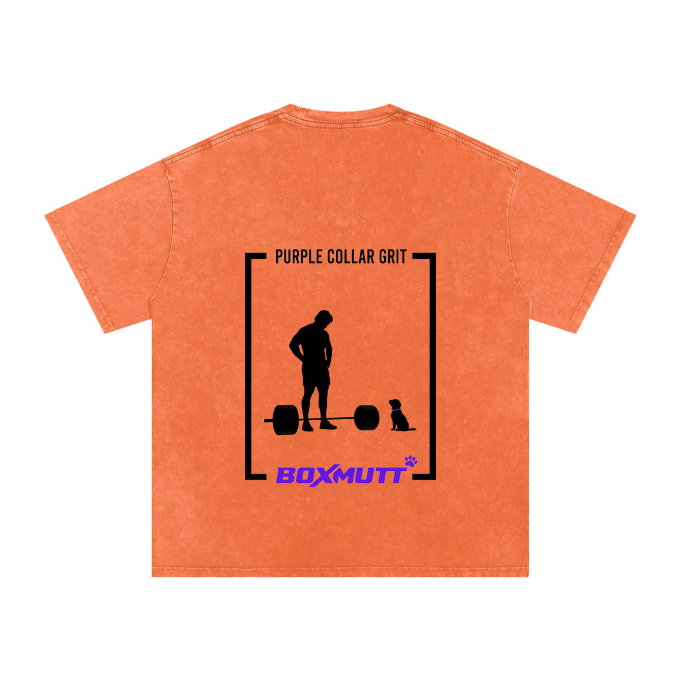Heavyweight Oversized Gym T-Shirt UK | Snow Washed BOXMUTT Lifter