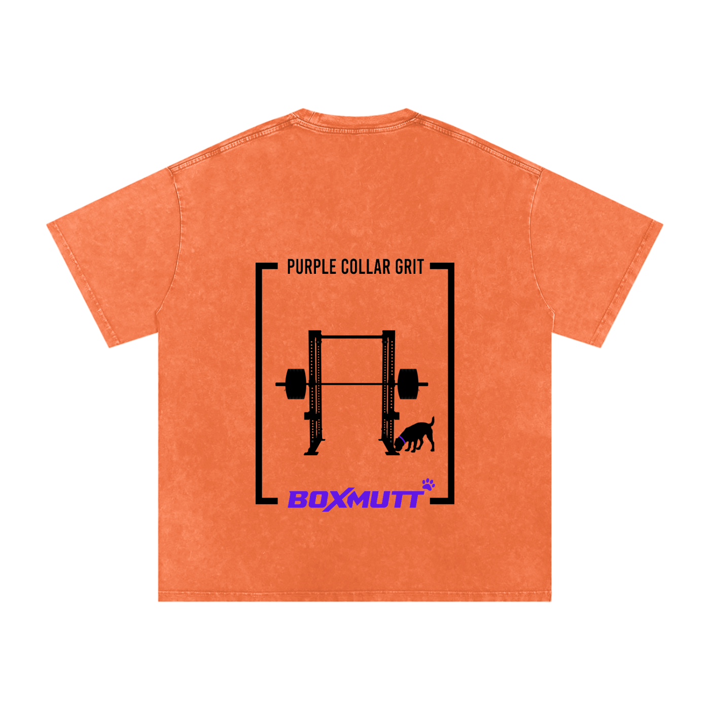 Heavyweight Oversized Gym T-Shirt UK | Snow Washed BOXMUTT Rig