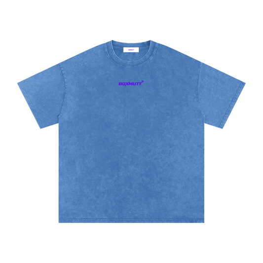 Heavyweight Oversized Gym T-Shirt UK | Snow Washed BOXMUTT Runners
