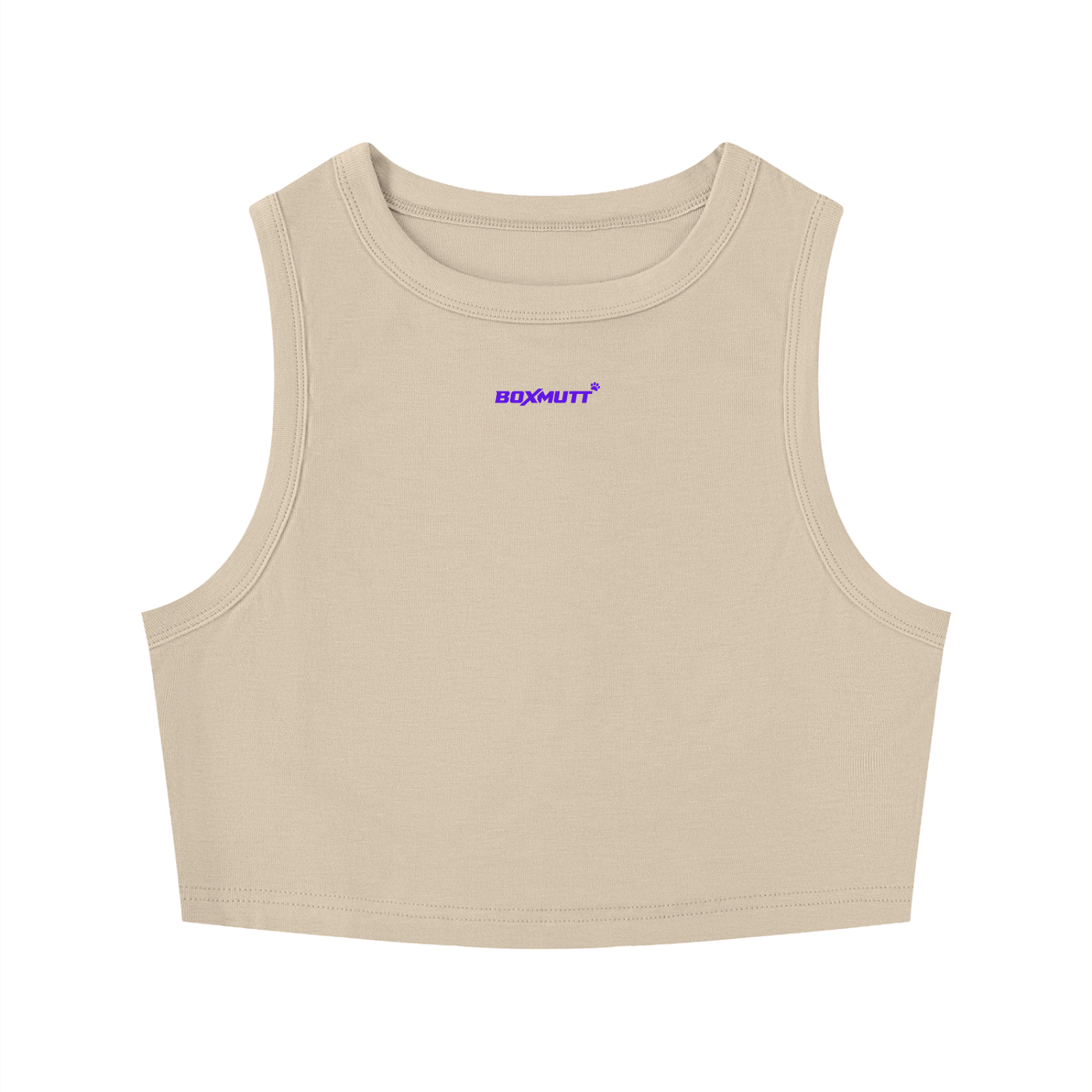 Women's Tight Crewneck Gym Crop Tank Top | BOXMUTT Lifter