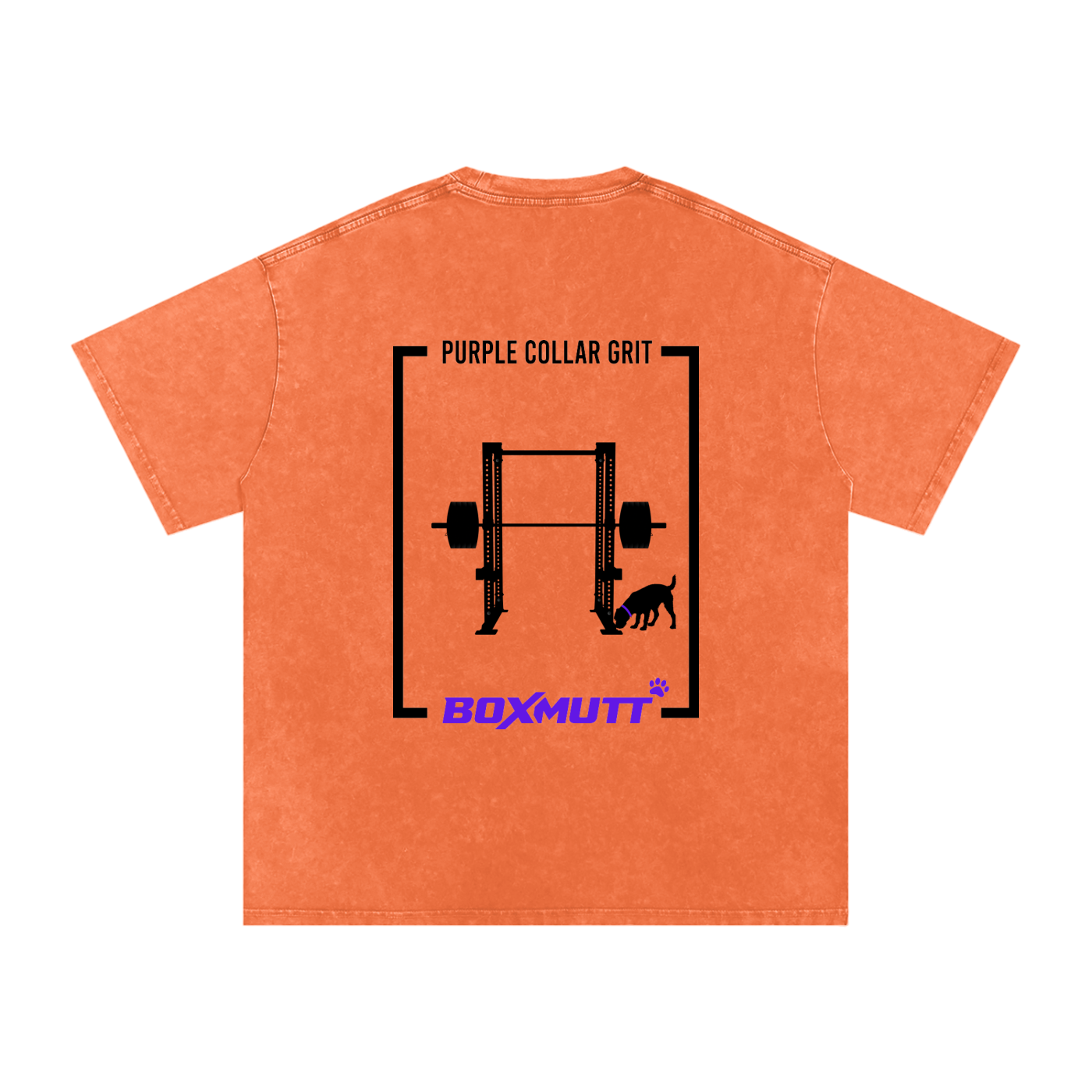 Heavyweight Oversized Gym T-Shirt UK | Snow Washed BOXMUTT Rig