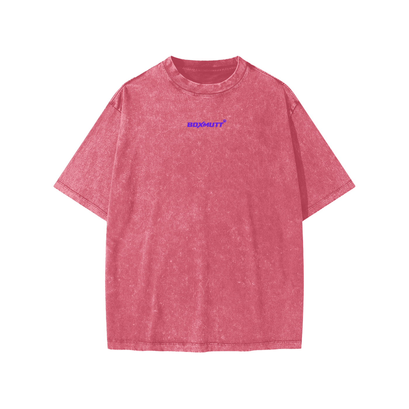 Kid's Heavyweight Oversized T-Shirt | Snow Washed BOXMUTT Sit Stay Play