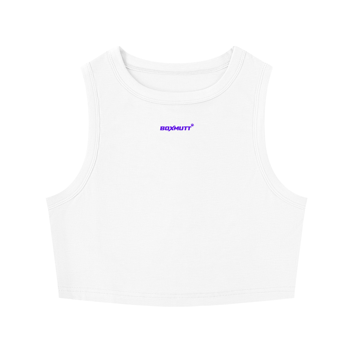 Women's Tight Crewneck Gym Crop Tank Top | BOXMUTT Lifter