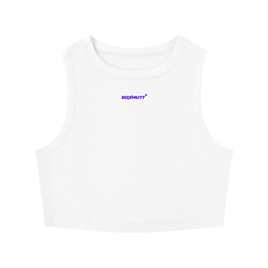 Women's Tight Crewneck Gym Crop Tank Top | BOXMUTT Lifter