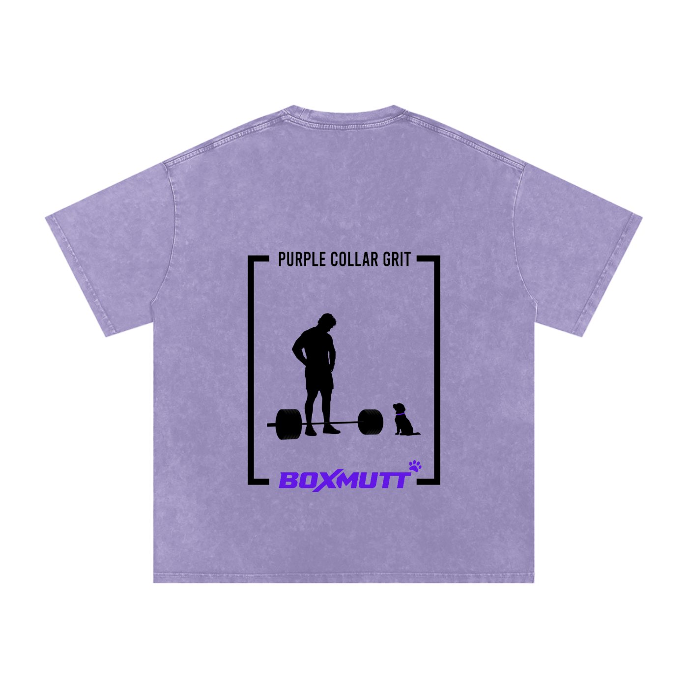 Heavyweight Oversized Gym T-Shirt UK | Snow Washed BOXMUTT Lifter